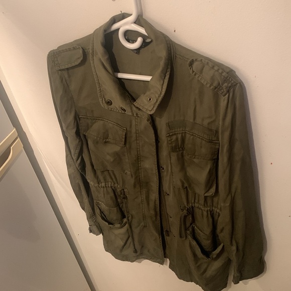Super Cool Buffalo David Bitton Camo Green Light Button Up Jacket SZ Small 🔥 - Picture 2 of 7